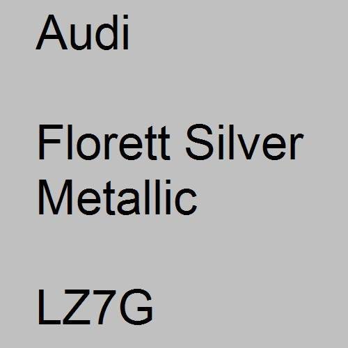 Audi, Florett Silver Metallic, LZ7G.